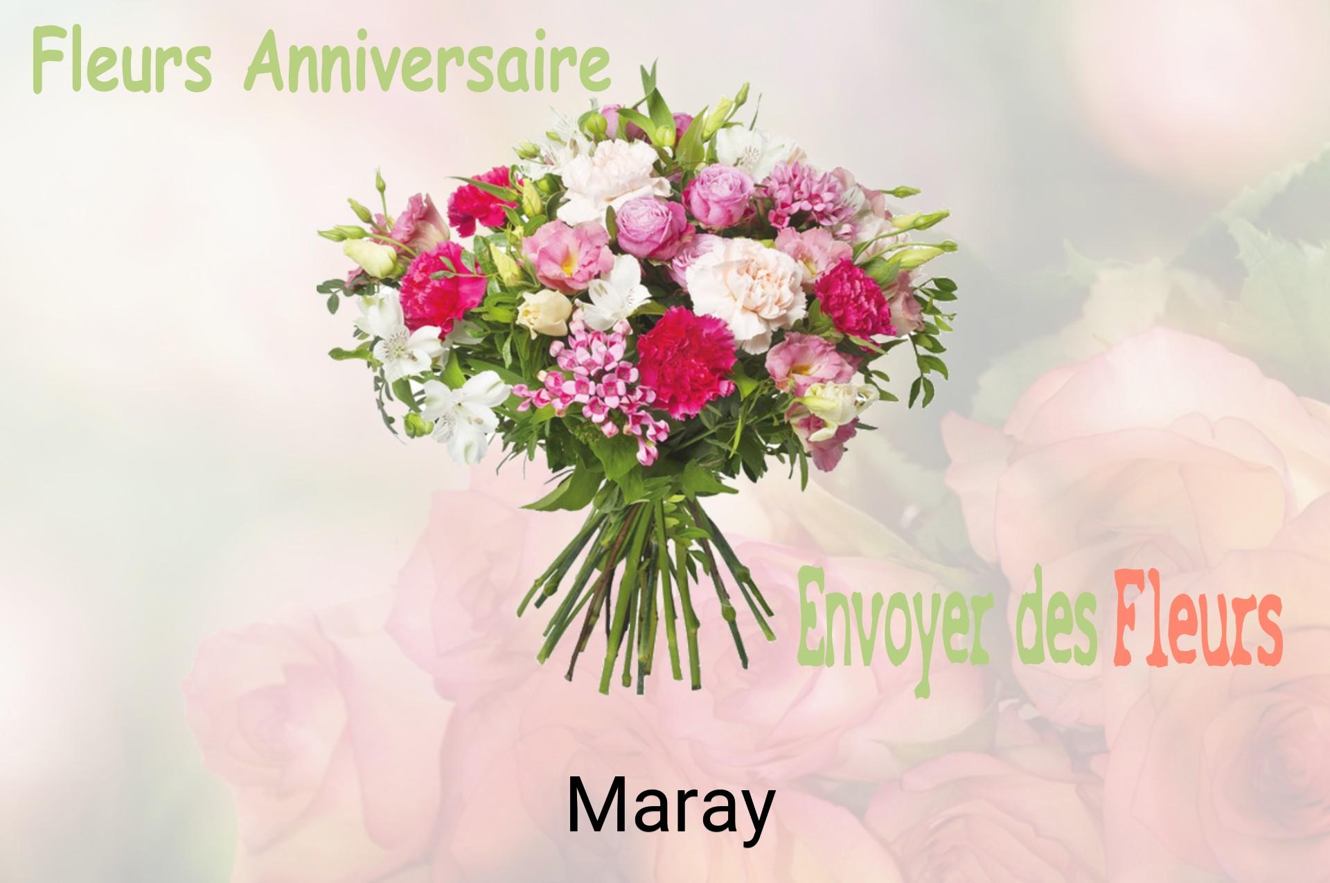 Bouquet de fleurs d’anniversaire livré à Maray