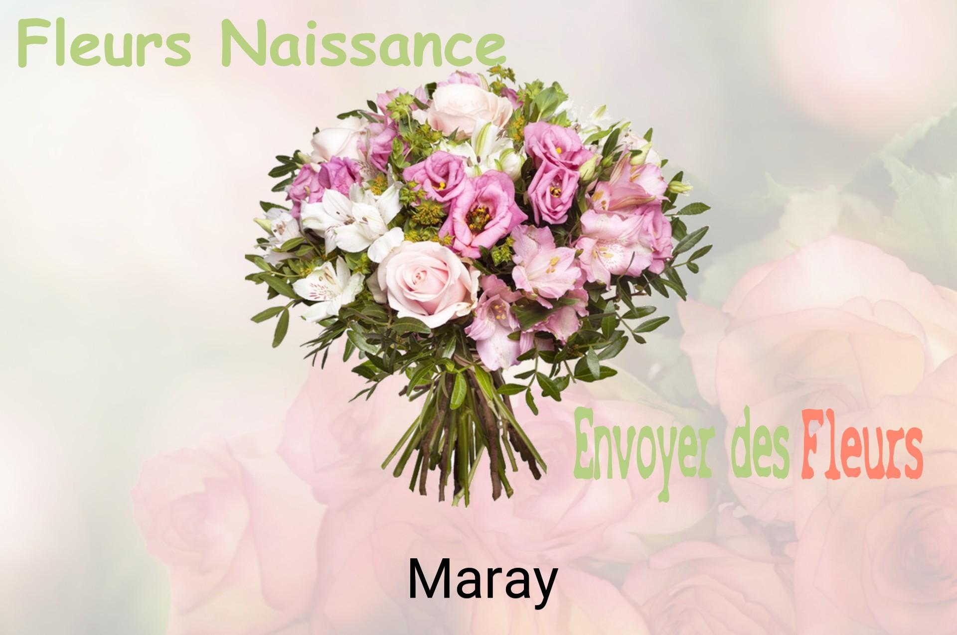 Bouquet de fleurs de naissance livré à Maray